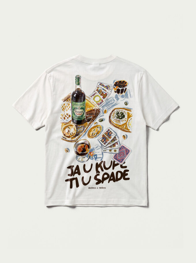 Ja u kupe, ti u špade - White T-shirt