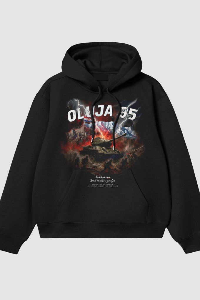 Oluja 95 - Black Hoodie