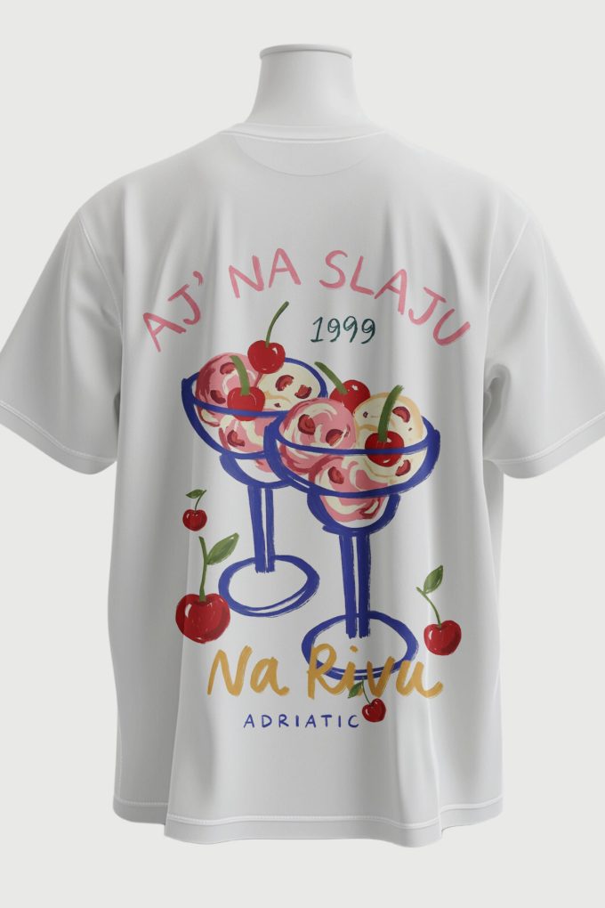 Aj' na Slaju - White T-shirt