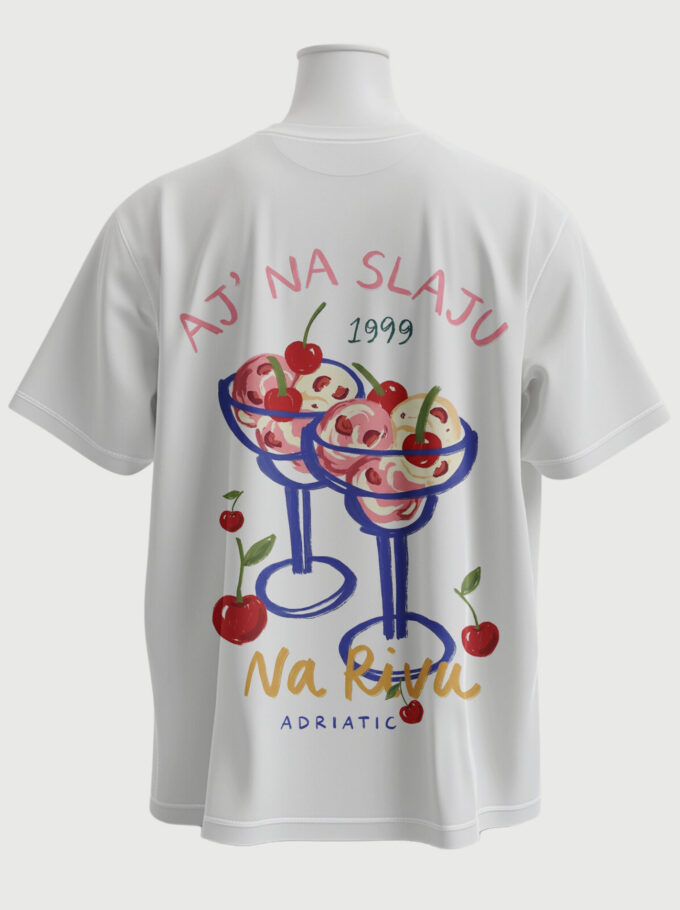 Aj' na Slaju - White T-shirt