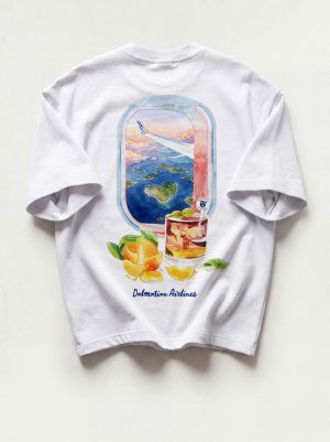 Dalmatian Airlines - Heavyweight Oversized T-Shirt