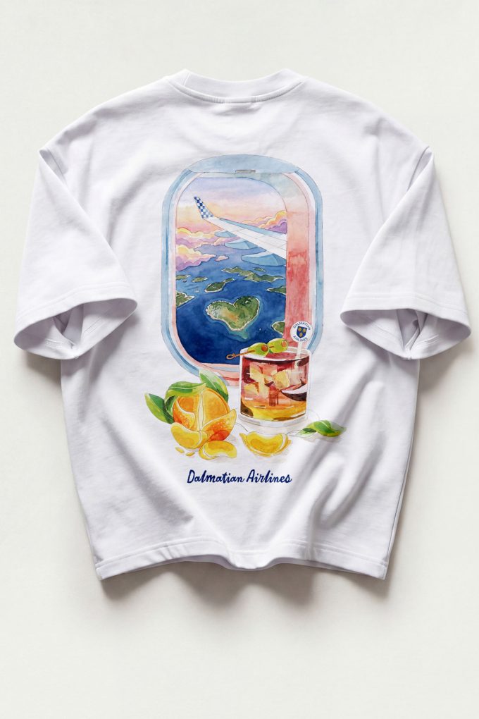 Dalmatian Airlines - Heavyweight Oversized T-Shirt