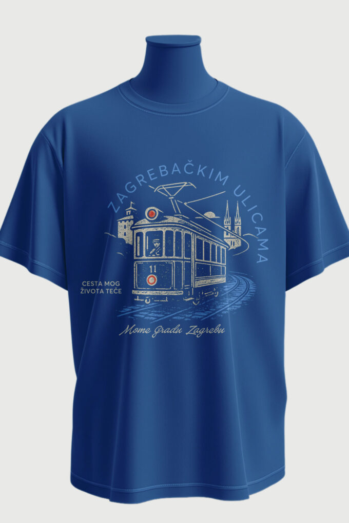 Zagrebačkim ulicama - Blue T-shirt