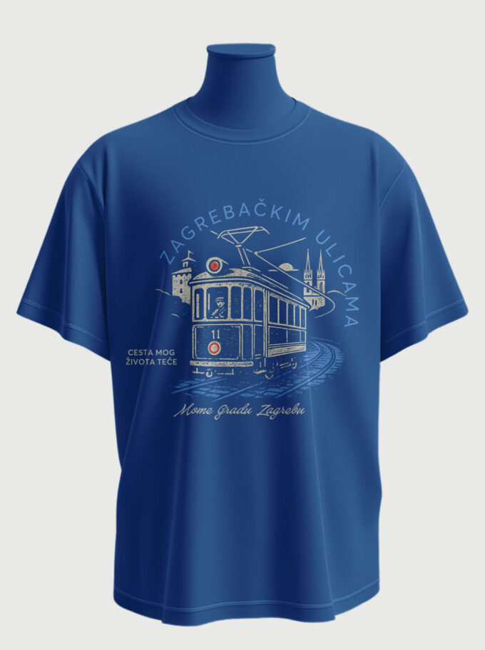 Zagrebačkim ulicama - Blue T-shirt