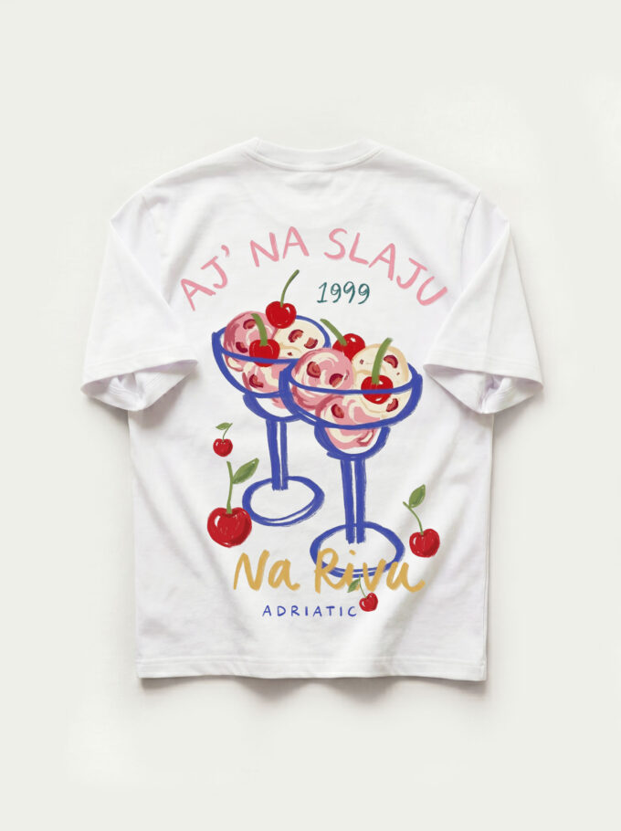 Aj' na Slaju - White T-shirt