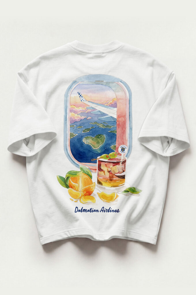 Dalmatian Airlines – Heavyweight Oversized T-Shirt
