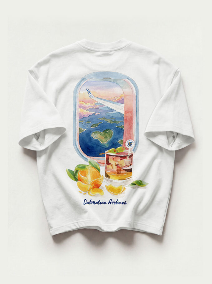 Dalmatian Airlines – Heavyweight Oversized T-Shirt