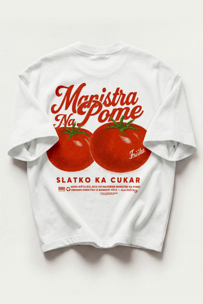 Manistra na Pome – Heavyweight Oversized T-Shirt