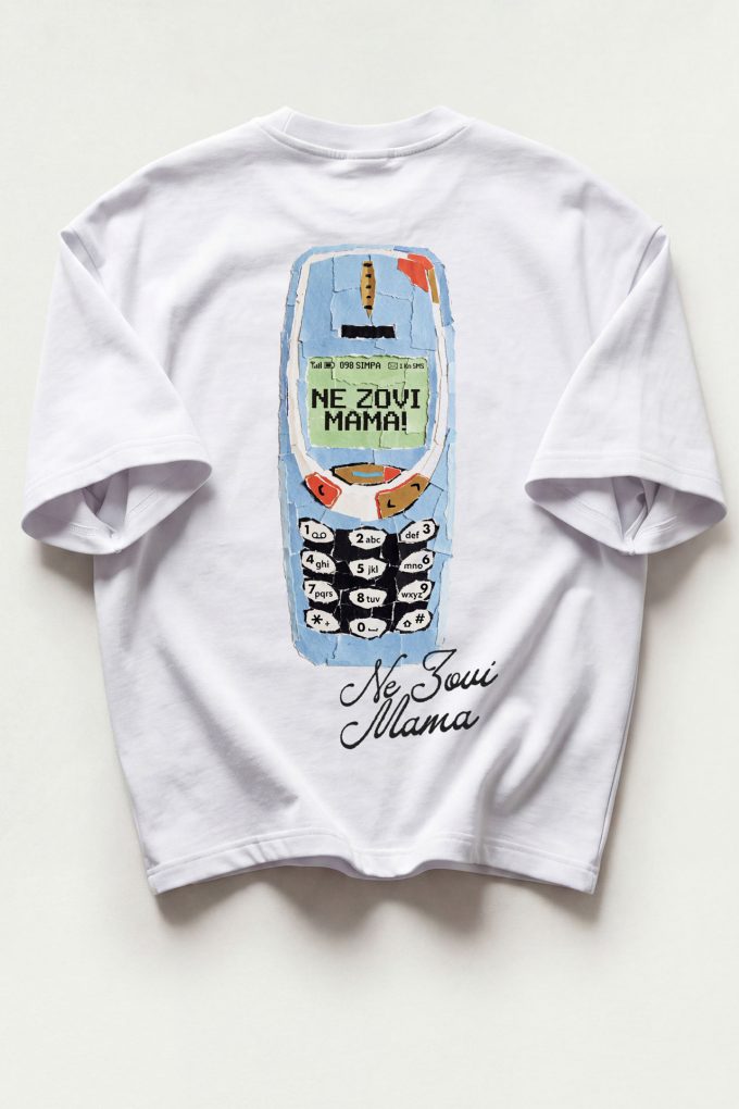 Ne Zovi Mama - Heavyweight Oversized T-Shirt