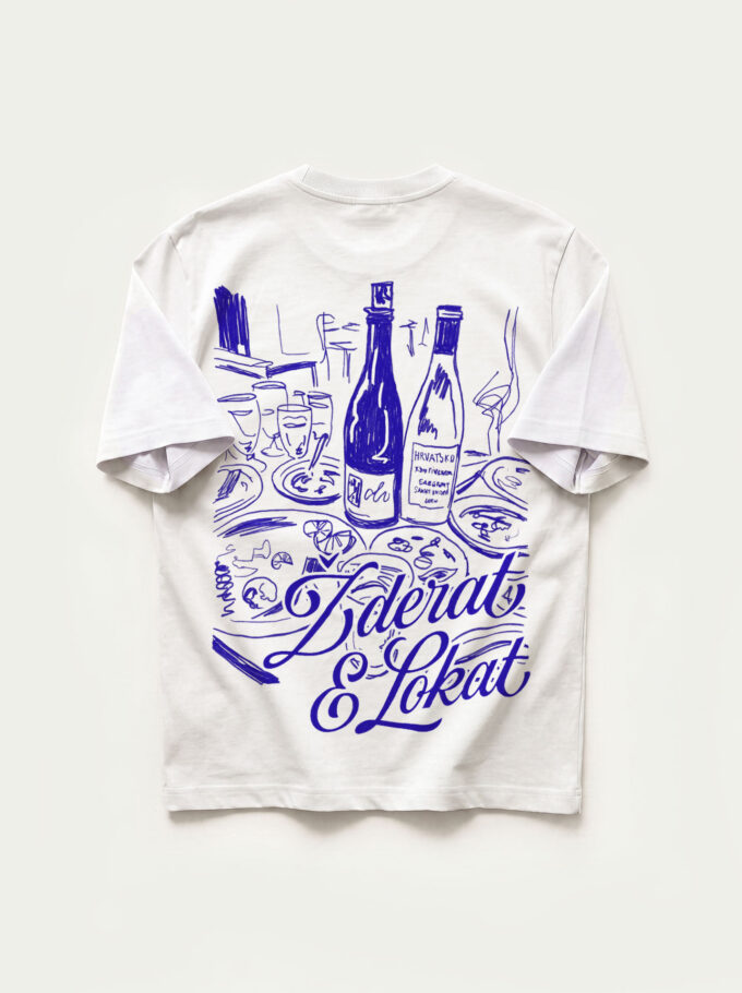 ŽDERAT & LOKAT - White T-shirt