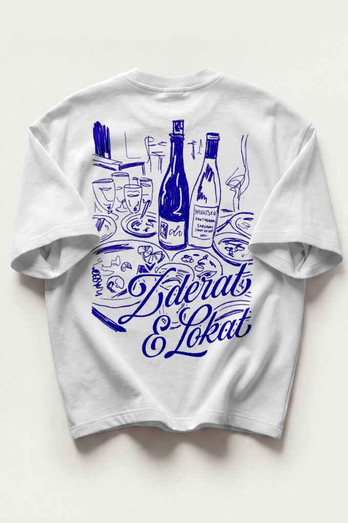 ŽDERAT & LOKAT – Heavyweight Oversized T-Shirt