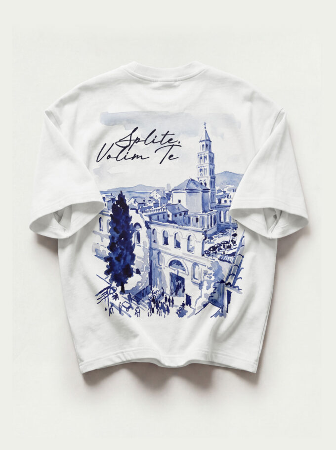 Splite  – Heavyweight Oversized T-Shirt