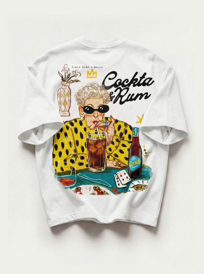 Cockta & Rum - Heavyweight Oversized T-Shirt
