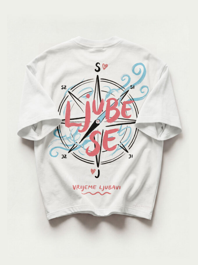 Ljube se - Heavyweight Oversized T-Shirt