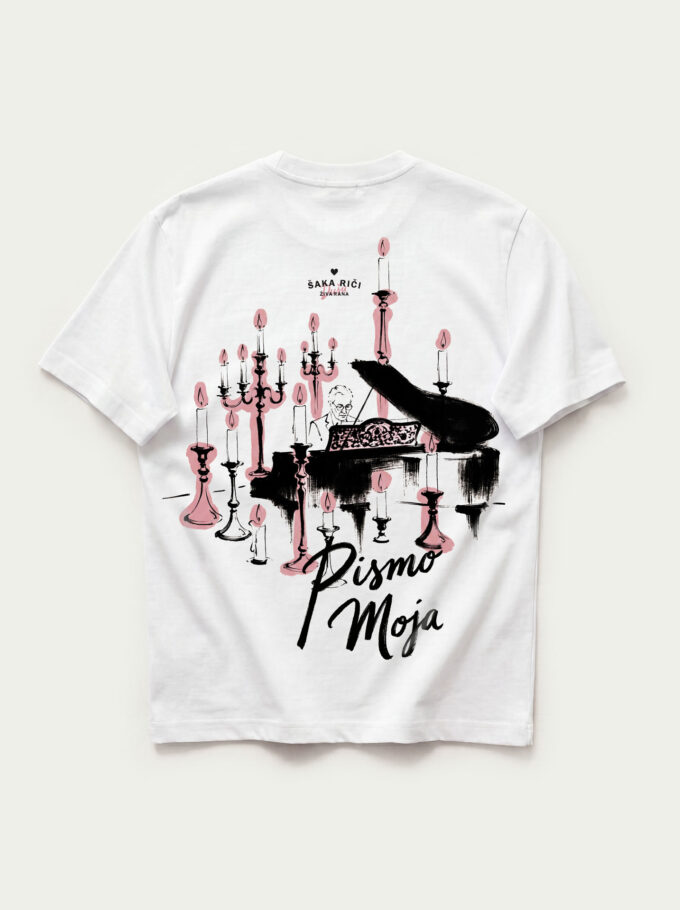Pismo Moja - White T-shirt
