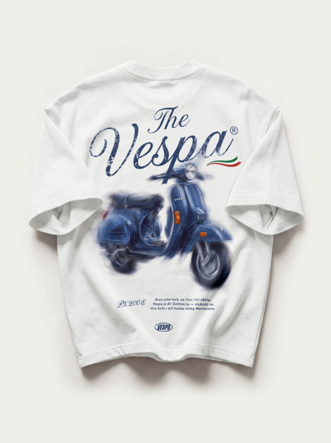 Vespa - Heavyweight Oversized T-Shirt