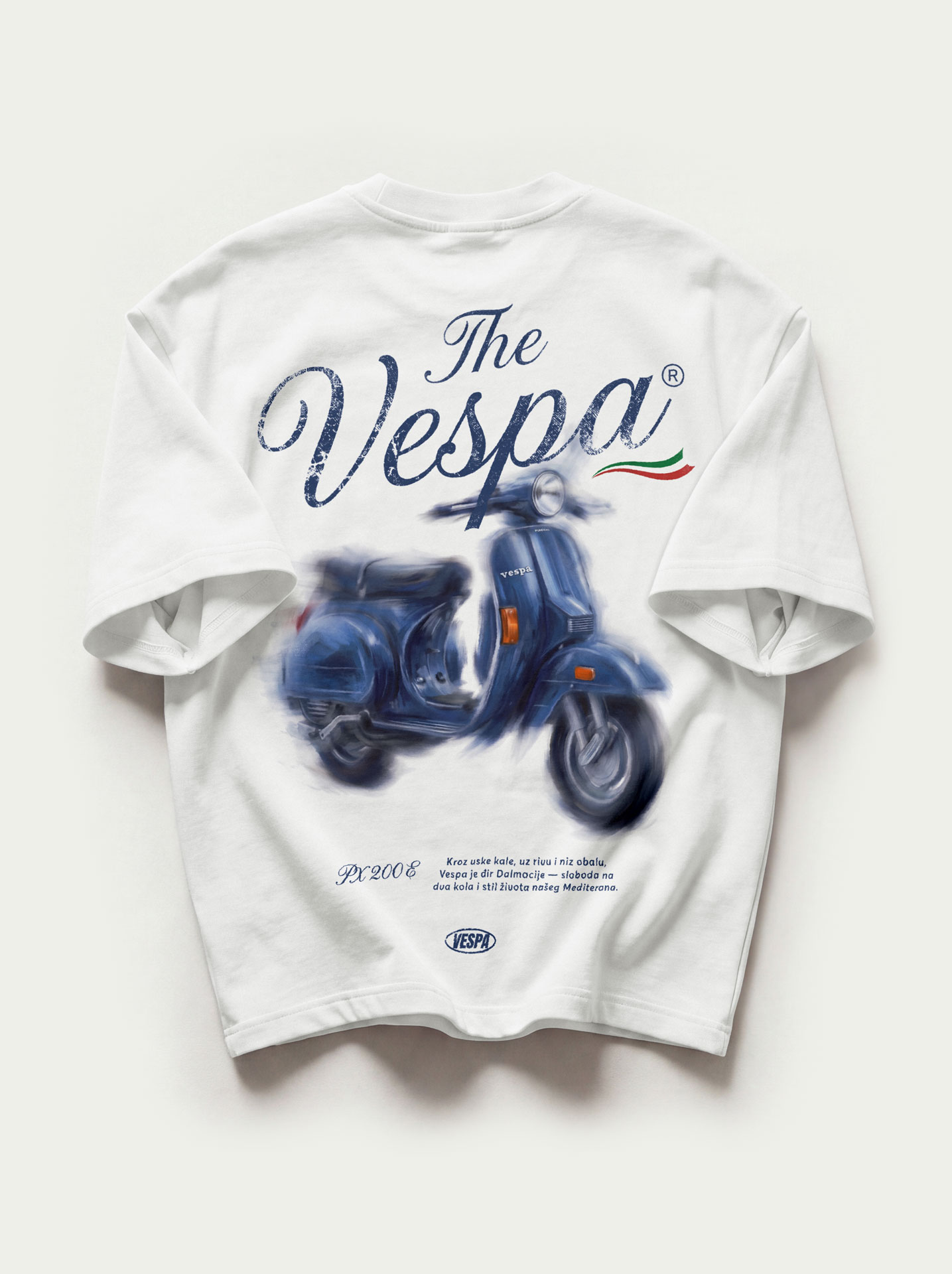 Vespa - Heavyweight Oversized T-Shirt