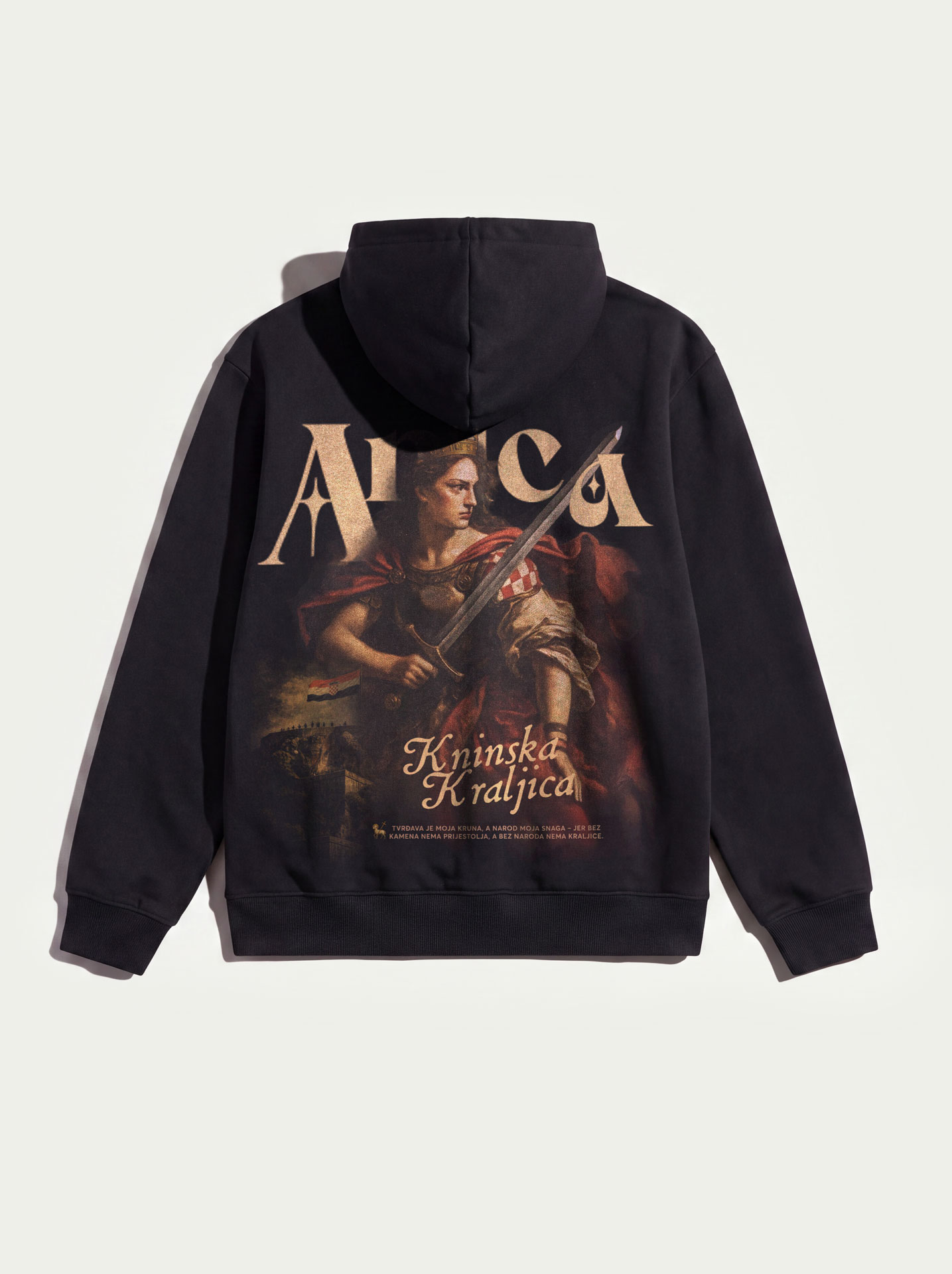 Kninska Kraljica - Black Hoodie