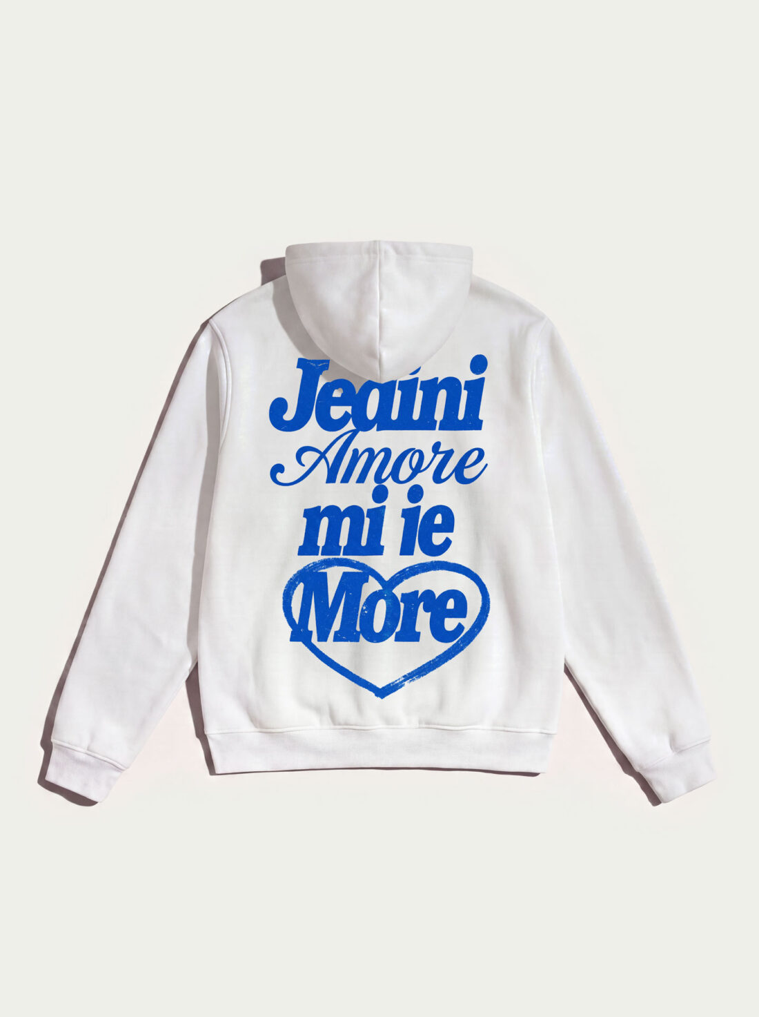 Amore More - White Hoodie