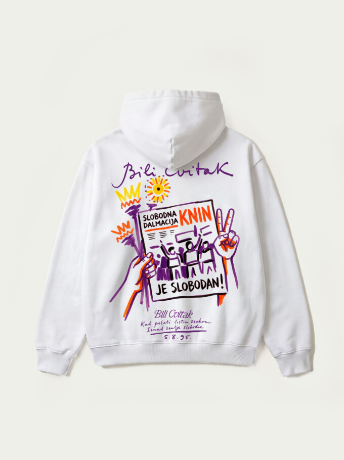 Bili Cvitak - White Hoodie