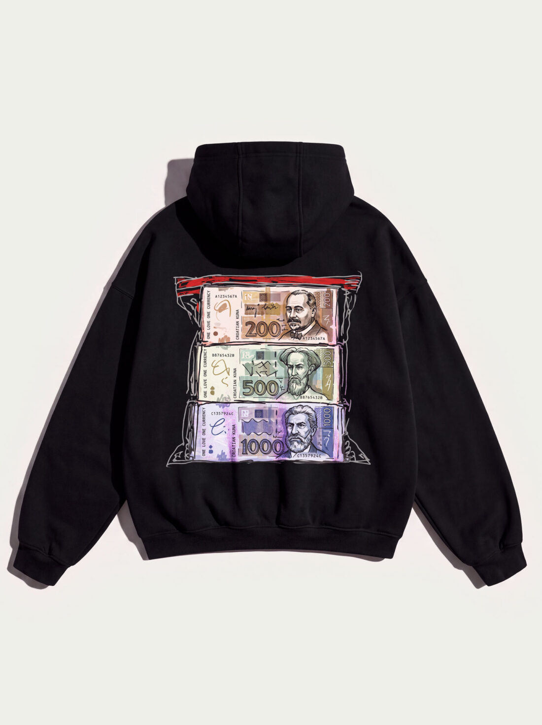 Kuna2 – Black Premium Heavyweight Hoodie