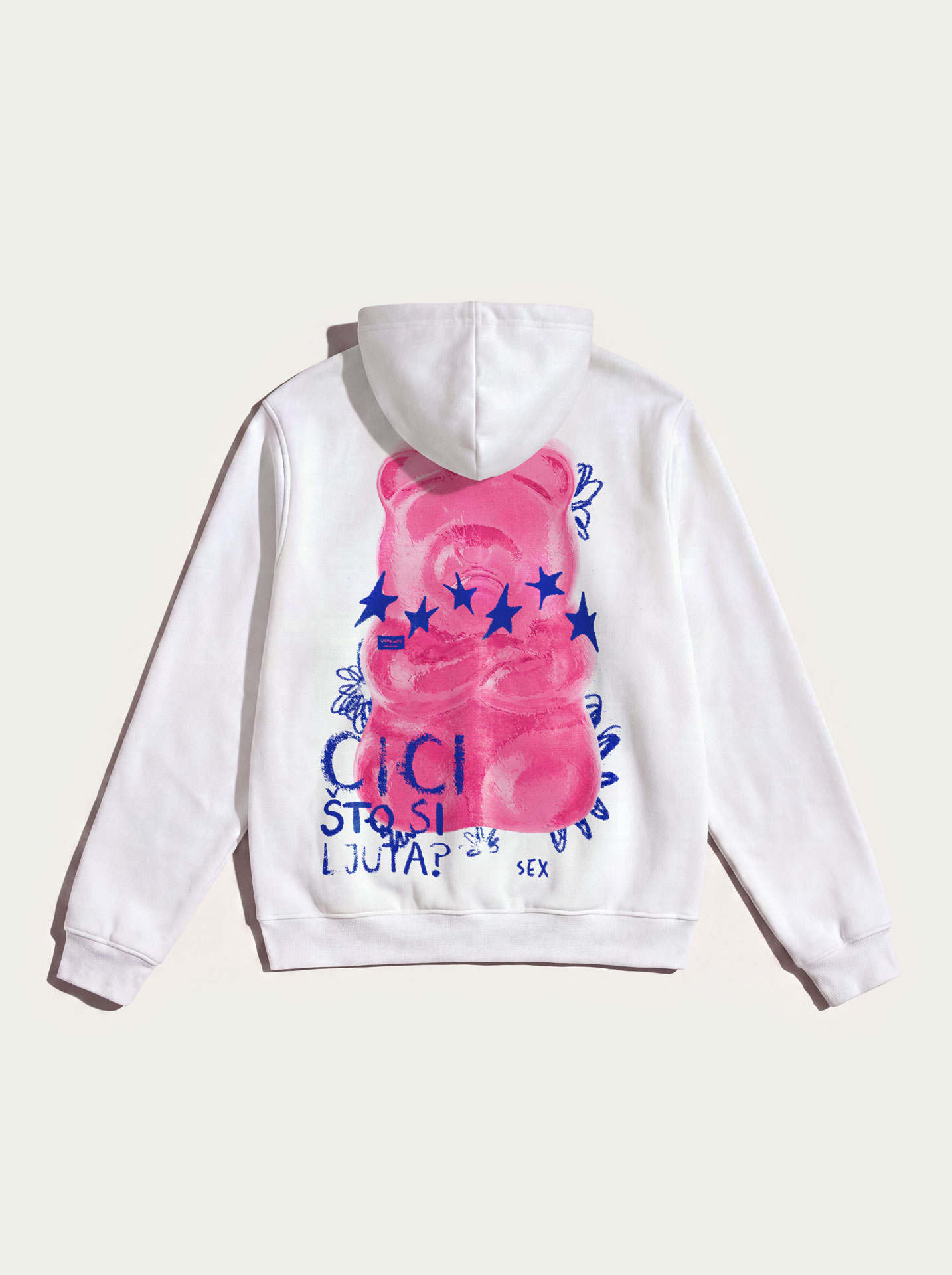 Cici - White Hoodie