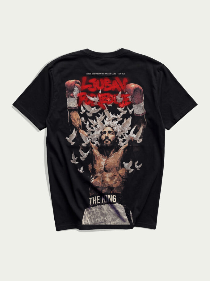 Ljubav Pobjeđuje - Black T-shirt