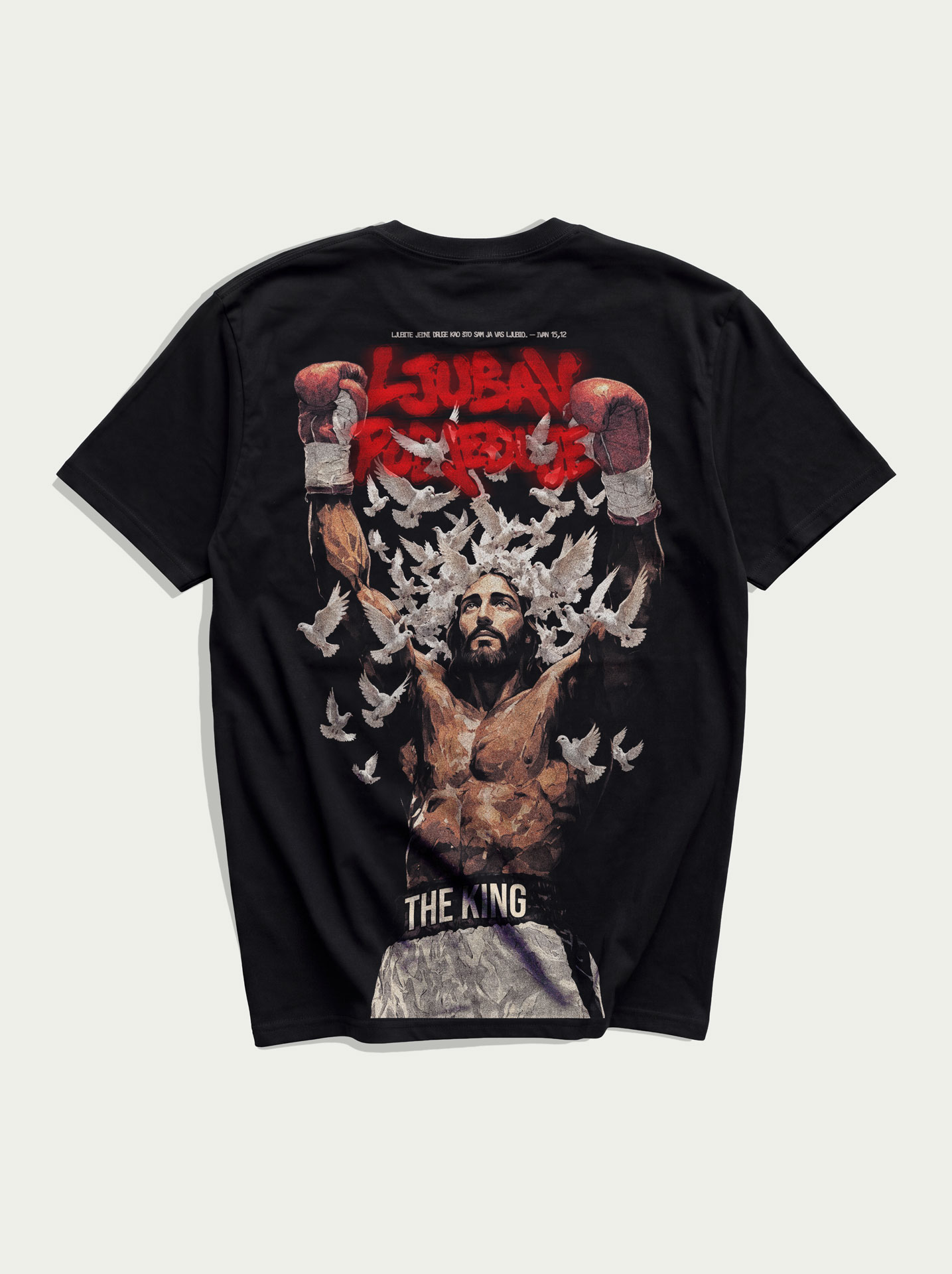 Ljubav Pobjeđuje - Black T-shirt