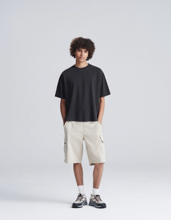 Boxy Cropped majica – kroj