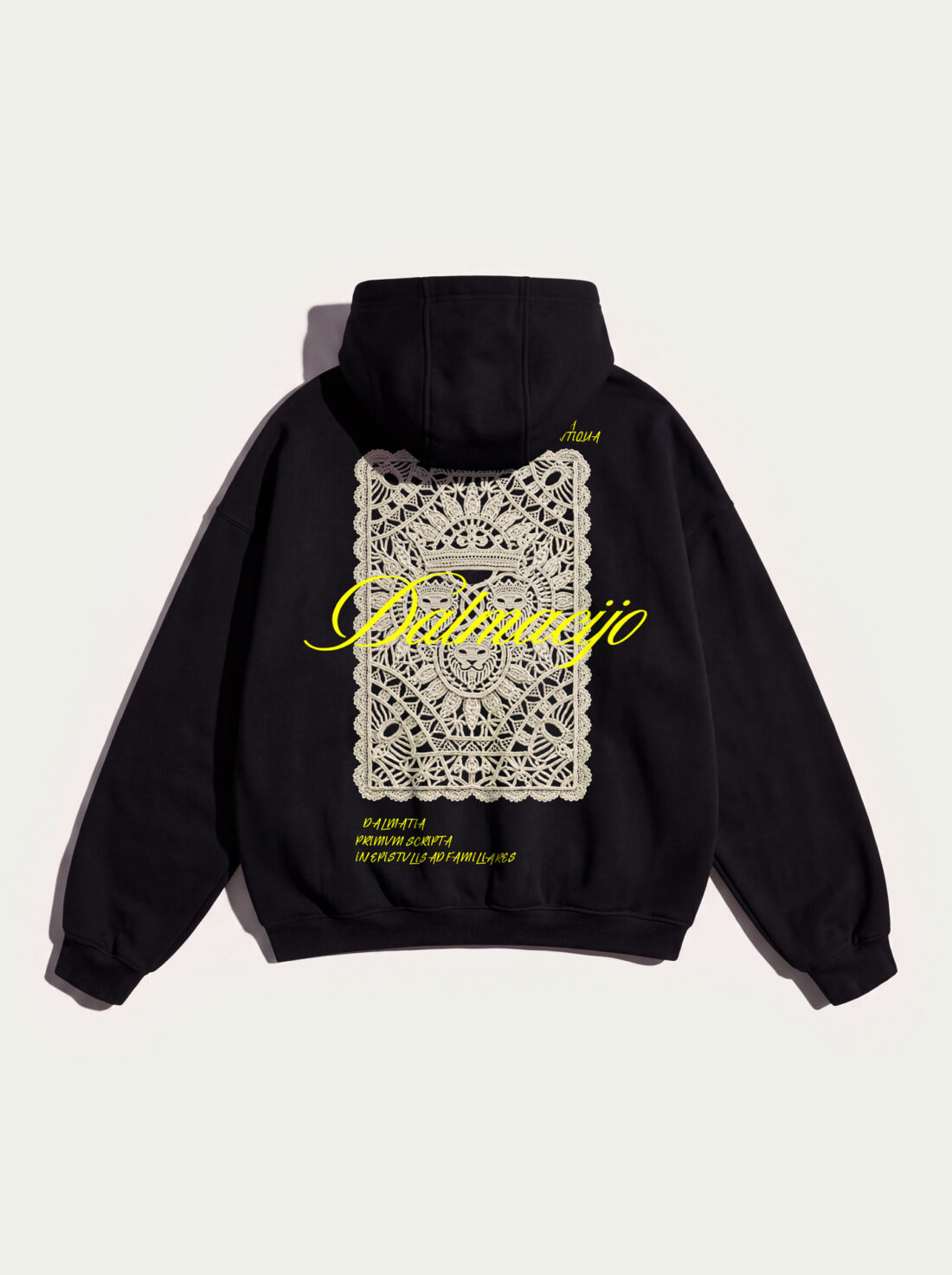 Dalmacijo – Black Premium Heavyweight Hoodie