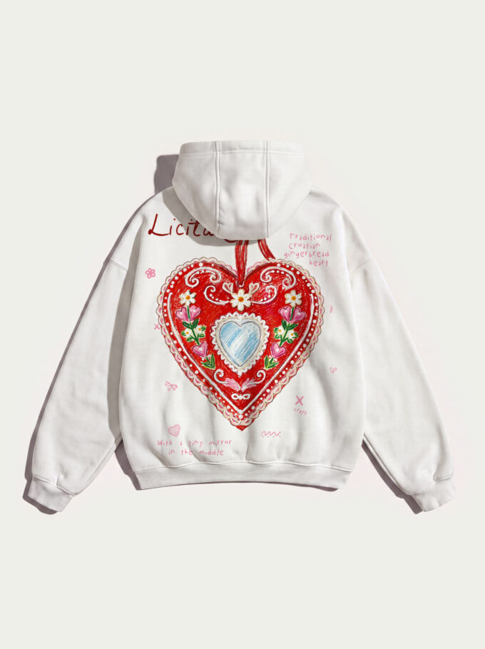 Licitar – White Premium Heavyweight Hoodie