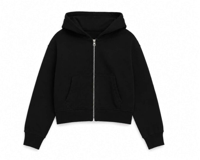 Crop Zip Hoodie