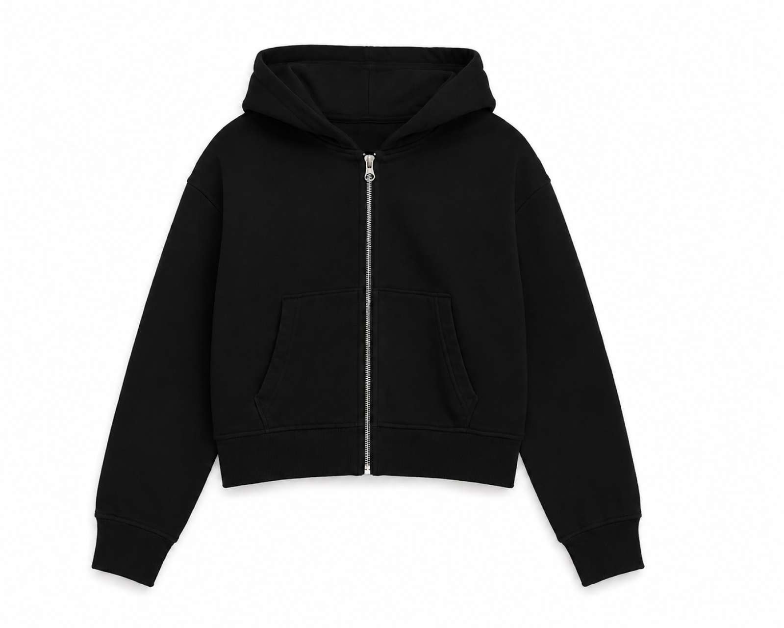 Crop Zip Hoodie