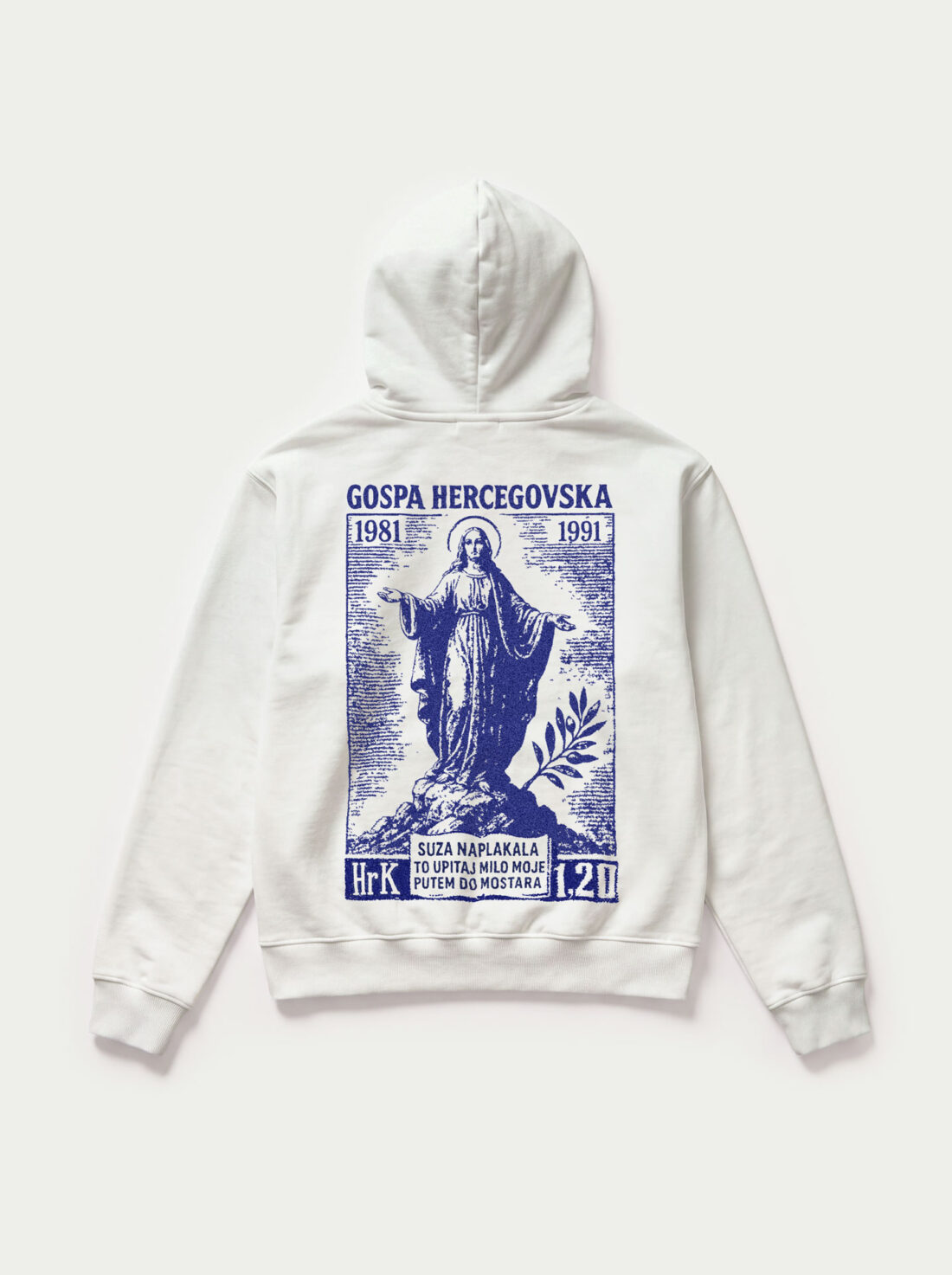 Gospa Hercegovska - White Hoodie