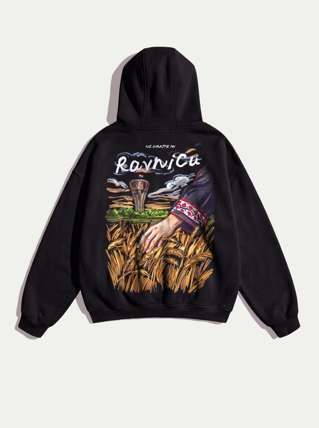 Ravnicu – Black Premium Heavyweight Hoodie