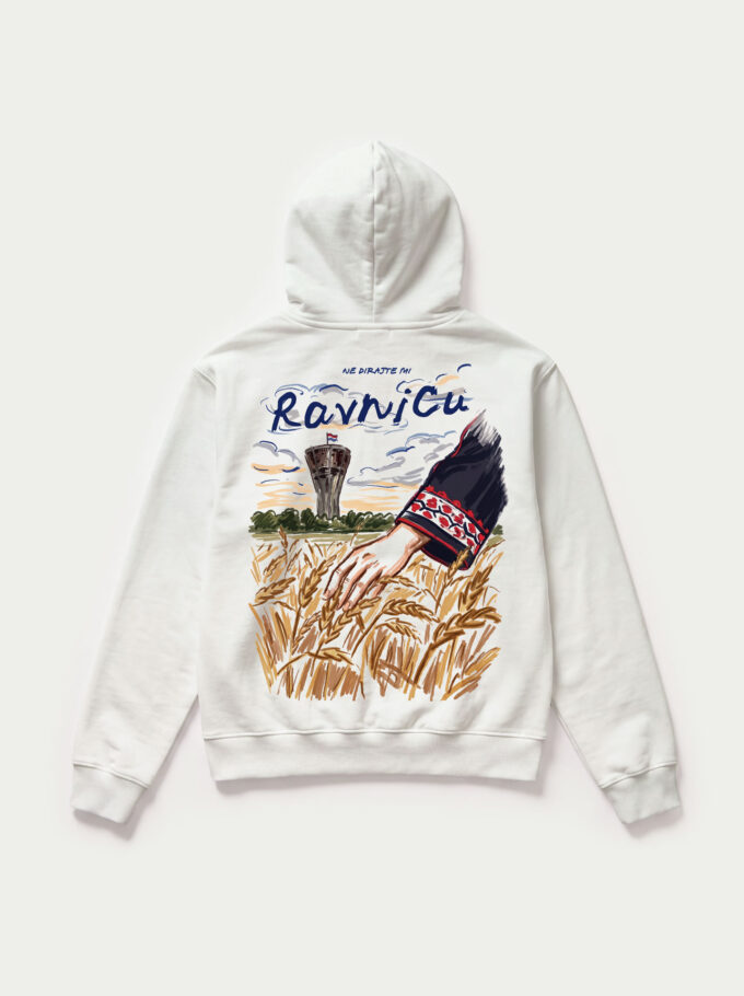 Ravnicu - White Hoodie