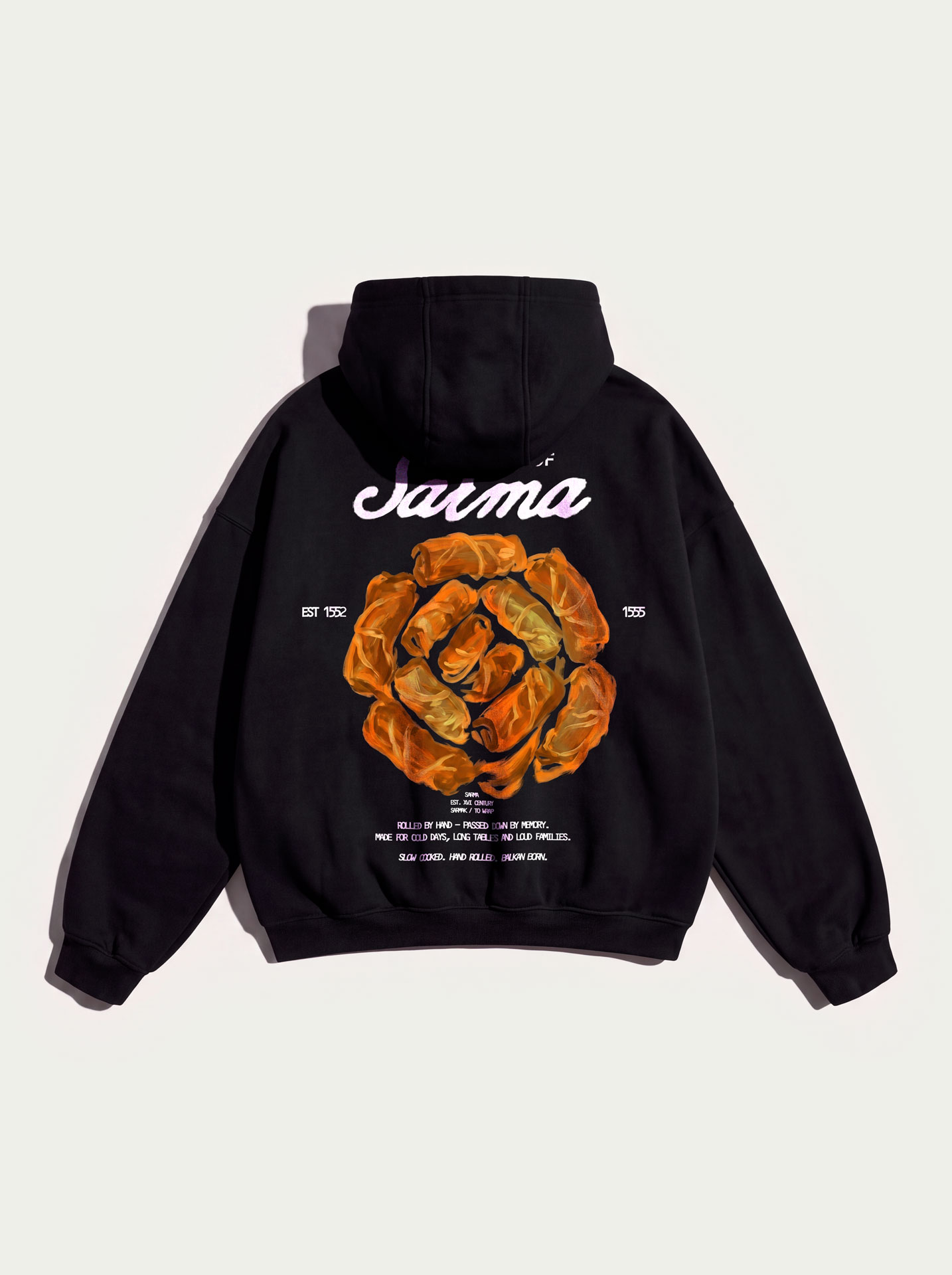 Sarma – Black Premium Heavyweight Hoodie