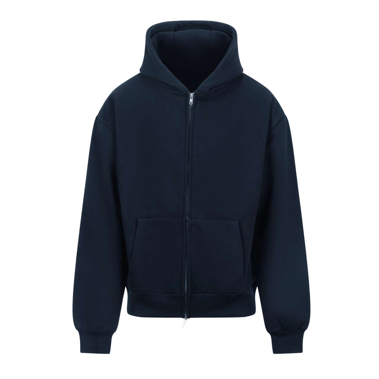 Signature Heavyweight Zip Hoodie – New French Navy