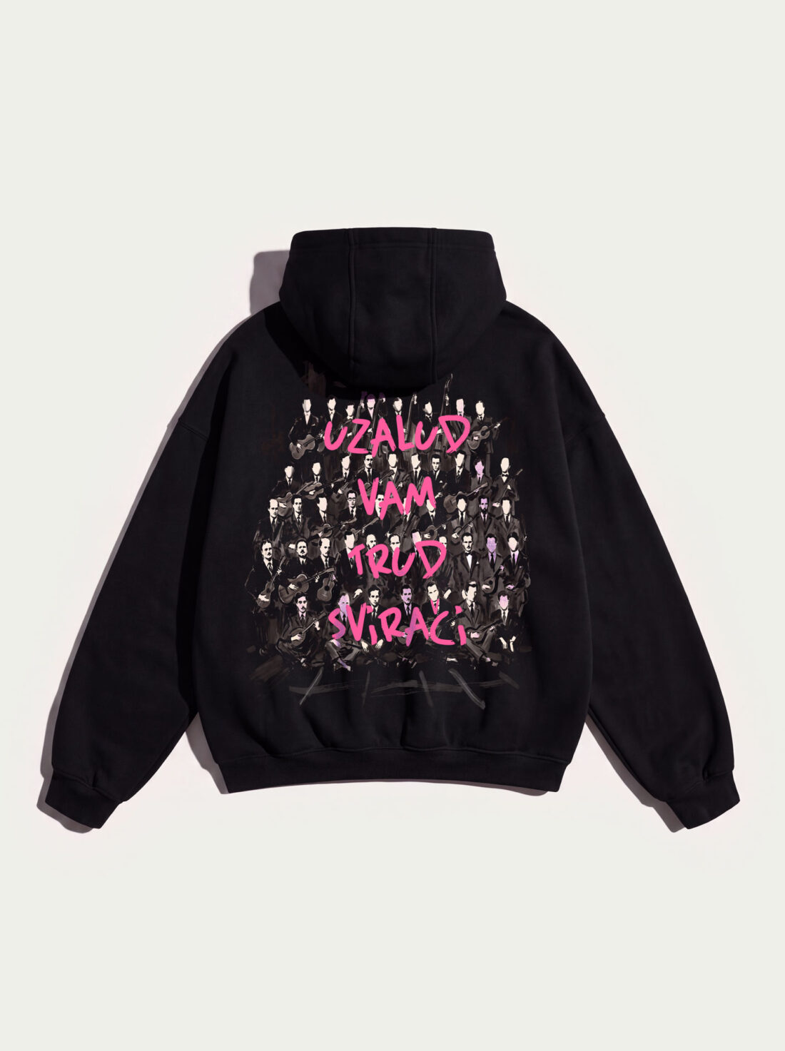 Svirači – Black Premium Heavyweight Hoodie